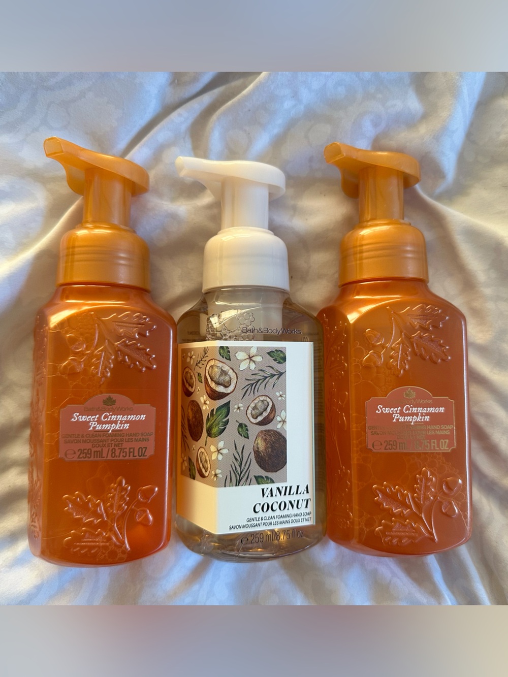 Foaming hand soaps